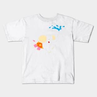 Hand Drawn Funny Baby Elephant Kids T-Shirt